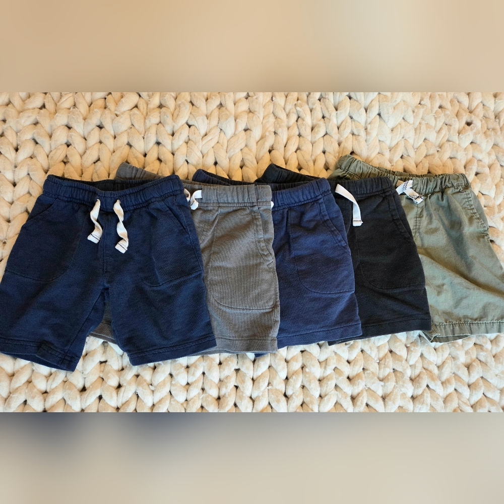 5 Pairs Carters Shorts - 100% Cotton